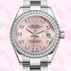 Rolex Datejust 28mm m279384rbr-0004 Señoras Pulsera De Ostras Reloj