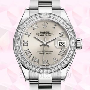 Rolex Datejust 28mm Señoras m279384rbr-0010 Pulsera De Ostras