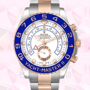 Rolex Yacht-master 44mm m116681-0002 De Los Hombres Esfera Blanca