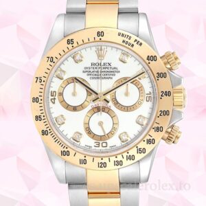 Rolex Daytona De Los Hombres 116523-78593 40mm Tono Plateado Pulsera