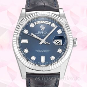 Rolex Day-Date 36mm 118139 De Los Hombres Tono Plateado Automático