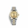 Réplica de calidad Rolex Datejust 31 Reloj para mujer 31 mm Acero inoxidable y oro amarillo de 18 quilates 178343-0016