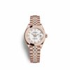 Mejor réplica Rolex Lady-datejust 28 28 mm Everose Gold 279165-0022 Reloj para mujer