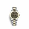 Mejor Réplica Rolex Datejust 31 Reloj de mujer 31 mm Acero inoxidable y oro amarillo de 18 quilates 178243-0068