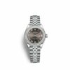 Réplicas de relojes suizos para mujer Rolex Lady-datejust 28 28 mm Acero inoxidable y oro blanco de 18 quilates 279384rbr-0015