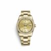 Calidad Réplica Rolex Day-date 36 36mm 18K Oro amarillo 118348-0134 Reloj para hombre
