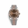 Réplica de lujo Rolex Datejust 41 Reloj para hombre 41 mm Acero inoxidable y oro Everose 126331-0002