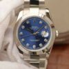 La mejor réplica Rolex Datejust 41 mm 126300 Noob Blue Dial Diamond Markers SS Oyster Bracelet A3235
