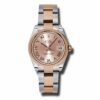 Rolex Datejust 31 mm – Acero y oro rosa – Bisel abovedado – Oyster 178241 Pro