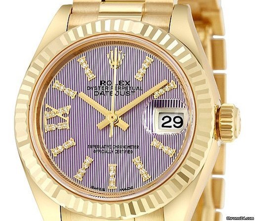 Rolex Lady Datejust suizo, ref. 279178-fliederfarbendes Dia.zb / pr? Si b.