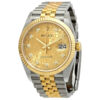 Reloj falso Rolex Datejust 36 Reloj automático con esfera de champán y diamantes 126233-0033