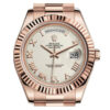 Fake Rolex Day-date II Ivory Dial 18K Everose Gold President Reloj automático para hombre 218235ivrp