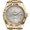 Réplica barata Rolex Day-date Ii Silver Dial 18k Yellow Gold President Automatic Mens Watch 218238srp