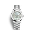 Réplique Rolex Lady-datejust Mother of Pearl Automatic Platinum Dial Presidente Reloj 279166mdp