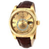 Mejor Réplica Rolex Sky Dweller Automático Champagne Dial Reloj 326138cal