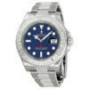 Réplica de calidad Reloj para hombre Rolex Yacht-master 40 Automático Esfera azul Correa de ostra de acero inoxidable 116622blso