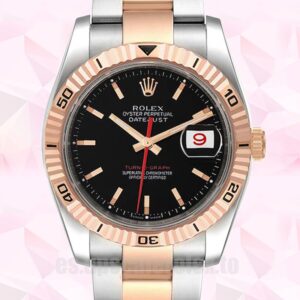 Rolex Datejust Turn-o-graph 116261 De Los Hombres 36mm Automático Pulsera De Ostras