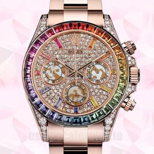 Rolex Daytona 40mm 116595RBOW De Los Hombres Tono Oro Rosa