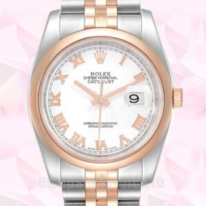 Rolex Datejust 36mm De Los Hombres 116201-63601 Automático