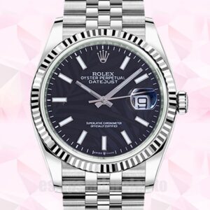 Rolex Datejust 126234 41mm De Los Hombres Pulsera Jubileo Tono Plateado