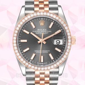 Rolex Datejust 36mm De Los Hombres m126281rbr-0001 Automático Reloj