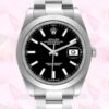 Rolex Datejust De Los Hombres m126300-0011 41mm Reloj Esfera Negra