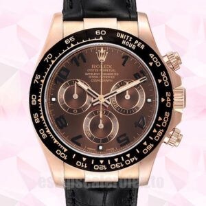 Rolex Daytona 40mm 116515 De Los Hombres Tono Oro Rosa Automático