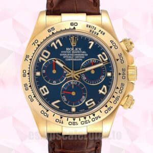 Rolex Daytona De Los Hombres 40mm 116518 Correa De Cuero