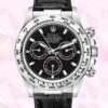 Rolex Daytona 40mm 116519 De Los Hombres Tono Plateado Reloj