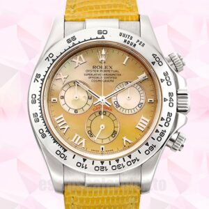 Rolex Daytona 40mm 116519 De Los Hombres Tono Plateado Reloj