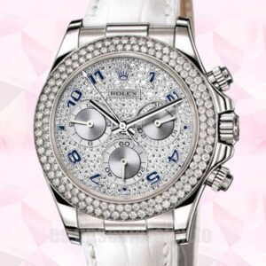 Rolex Daytona De Los Hombres 116589 40mm Correa De Cuero Reloj