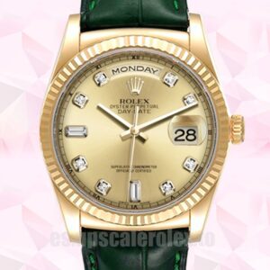 Rolex Day-Date De Los Hombres 36mm m118138-0148 Reloj Tono Dorado