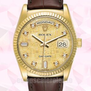 Rolex Day-Date m118138-0087 36mm De Los Hombres Tono Dorado