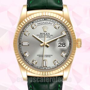 Rolex Day-Date m118138-0135 36mm De Los Hombres Esfera Gris