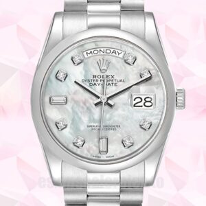 Rolex Day-Date 118206 36mm De Los Hombres Reloj Automático