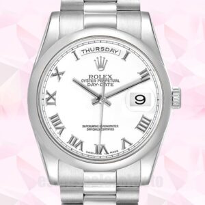 Rolex Day-Date 118206-0041 De Los Hombres 36mm Reloj Presidente Pulsera