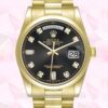 Rolex Day-Date 36mm 118208-83208 De Los Hombres Reloj Tono Dorado