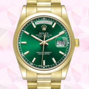 Rolex Day-Date m118208-0349 36mm De Los Hombres Tono Dorado