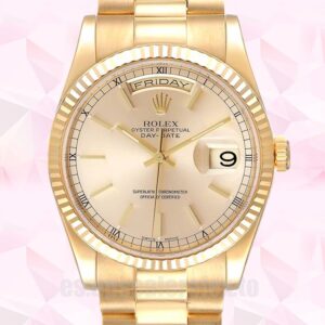 Rolex Day-Date De Los Hombres 36mm 118238 Presidente Pulsera Reloj
