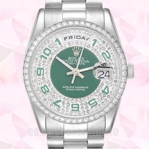 Rolex Day-Date De Los Hombres 36mm 118346 Presidente Pulsera Automático