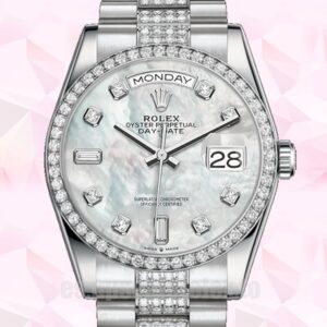 Rolex Day-Date De Los Hombres 36mm 118346 Esfera De Nácar Presidente Pulsera