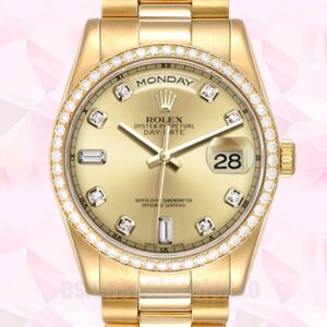 Rolex Day-Date 36mm m118348-0042 De Los Hombres Reloj