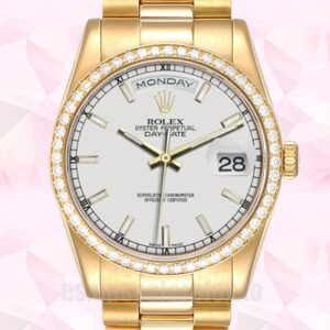 Rolex Day-Date 36mm m118348-0098 De Los Hombres Reloj