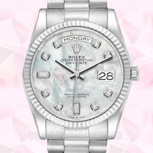 Rolex Day-Date m128239-0007 36mm De Los Hombres Presidente Pulsera Esfera De Nácar