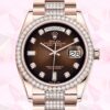 Rolex Day-Date m128345rbr-0041 36mm De Los Hombres Tono Oro Rosa Reloj