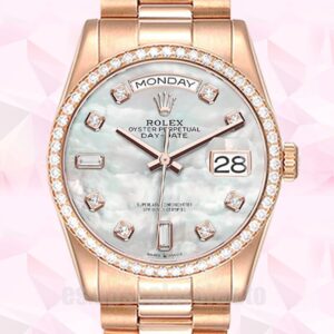 Rolex Day-Date m128345rbr-0028 36mm De Los Hombres Automático Reloj