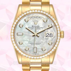 Rolex Day-Date 36mm m128348rbr-0017 De Los Hombres Reloj