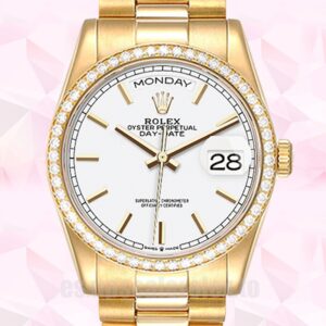 Rolex Day-Date De Los Hombres 36mm m128348rbr-0047 Reloj