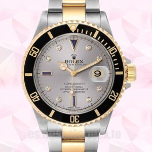 Rolex Submariner 40mm De Los Hombres 16613 Reloj