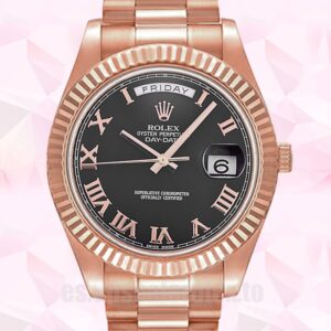 Rolex Day-Date 41mm De Los Hombres 218235 Esfera Negra